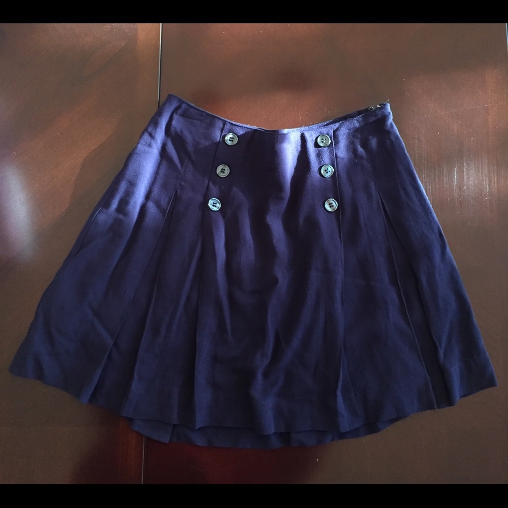 Free People Navy Blue Skirt